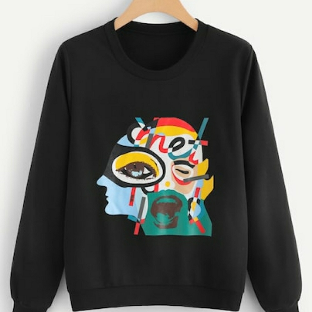 Modern Graphic print sweatshirt